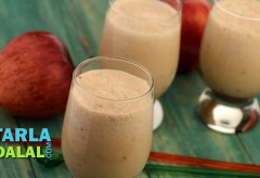 Apple Cinnamon Soya Shake (Diabetic Recipe) by Tarla Dalal
