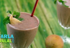 Choco Chickoo Smoothie by Tarla Dalal