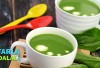 Cream of Spinach Soup by Tarla Dalal