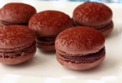 Dark Chocolate Macarons – French Macaron Recipe – Meringue Cookies