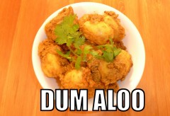 DUM ALOO – Spicy Potato Curry With Luchi – Aloor Dom