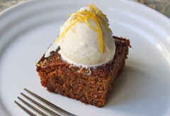 Gingerbread Cake with Lemon Glaze – Christmas Gingerbread Dessert