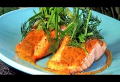 How To Cook Slow Roasted Salmon With Sweet Mustard Sauce