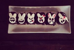 How to make Halloween Cakes / Evil Bunny Cakes