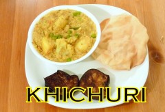 KHICHURI – Bhuna Kichuri / Khichri – A Traditional Pujor Khichuri