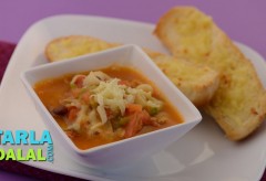 Lentil and Vegetable Broth by Tarla Dalal