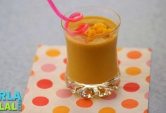 Mango Soya Milkshake (Lactose Intolerance &Kiddie Recipe) by Tarla Dalal