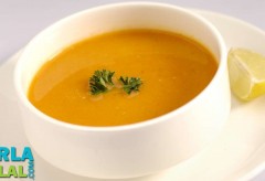 Masoor Dal Soup (Bombay Curry Soup) by Tarla Dalal