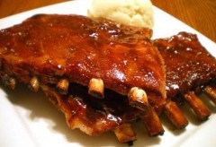 Oven Barbequed Spare Ribs