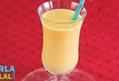 Pineapple Papaya Smoothie by Tarla Dalal