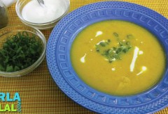Pumpkin and Dill Seed Soup by Tarla Dalal