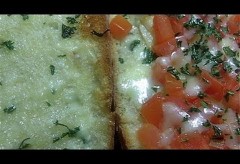 Roasted Garlic Bread Recipe & White Cheddar Tomato Bread Recipe