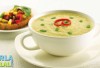 Sweet Corn and Capsicum Soup by Tarla Dalal