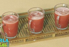Watermelon Apple Drink by Tarla Dalal